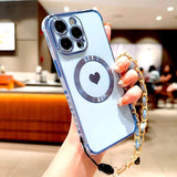 Plating TPU Wrist Lanyard Bracelet  Case For iPhone