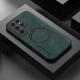 Luxury Leather Magnetic Case for Samsung