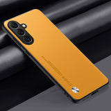 Leather Shockproof Hard Bumper Case For Samsung