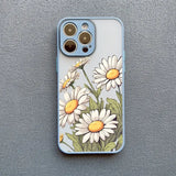Plain Daisies Flower Shockproof Case For iPhone