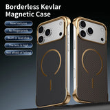 Frameless Carbon Fiber Shockproof Case For iPhone