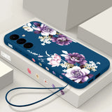 Purple Peony Flower Case For Samsung