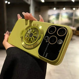 Decompression Rotating Gyroscope Holder with Large Window case for iPhone
