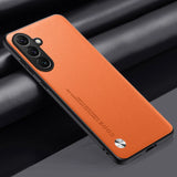Leather Shockproof Hard Bumper Case For Samsung