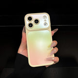 Original Gradient Matte Shockproof Liquid Silicone Case For iPhone