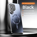 Luxury Plating Magnetic Camera Lens Case for Samsung