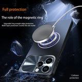 Luxury Colorful Magnetic Large Window Case For iPhone