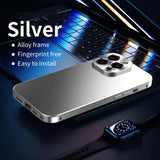 Magnetic Aluminum Frame Metal Case For iPhone