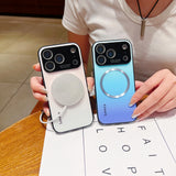Luxury Magnetic Gradient Streaming Case For iPhone