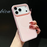Magsafe Magnetic Glitter Diamond Frame Case for iPhone
