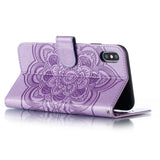 Luxury Leather Wallet Flip Stand Case For Samsung