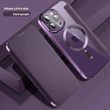 Electroplated Flip Leather Case for iPhone