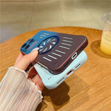 Luxurious Gradient Hollow-out Cooling Magnetic Case for iPhone