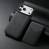 2-in-1 Detachable Magnetic Leather Wallet Case for iPhone
