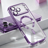 Luxury Transparent Electroplating Soft Case for iPhoneCover