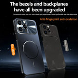Luxury Colorful Magnetic Large Window Case For iPhone