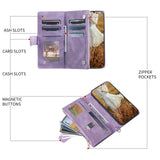 Rhombic Flap Wristlet Wallet Leather Case for Samsung