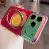 Luxury Magnetic Stand Dopamine Aurora Case for iPhone