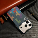 Alloy Lens Matte Carbon Fiber Texture Case for iPhone