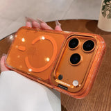 Bling Glitter Stand Holder Clear Case For iPhone