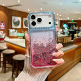 Gradient Quicksand Soft TPU+Hard Bumper Case For iPhone