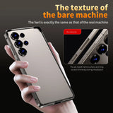 Hybrid Silicone Frame Aluminum Metal Case for Samsung