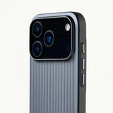 3D Stripe Metal Paint Magnetic Case For iPhone