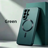Luxury Magnetic Silicone Lens Protector Case for Samsung