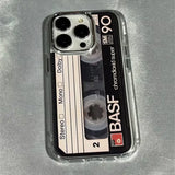 Cassette Tape Photo Frame Soft Phone Case For iPhone