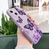 Purple Butterflies Cute Case For iPhone
