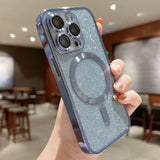 Luxury Electroplate Soft Bumper Glitter Case For iPhone