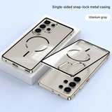 Magsafe Magnetic Metal Frame Shockproof Case For Samsung