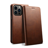 Leather Wallet Flip Case For iPhone
