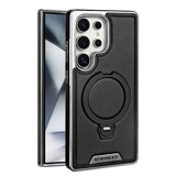Magnetic Rotating Bracket Luxury Leather Case For Samsung