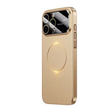 Luxury Camera Large Window Magnetic Case for iPhone