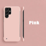 Ultra Slim Matte Frameless Case For Samsung