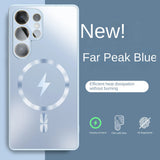 Ultra-thin Matte Magnetic Glass Case For Samsung