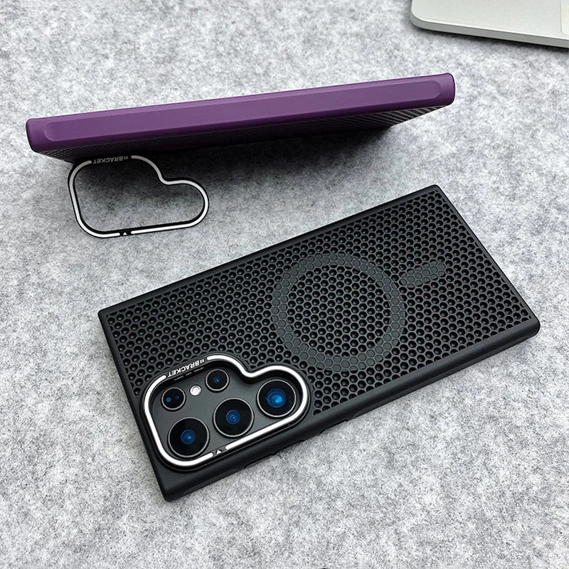 Heat dissipation MagSafe magnetic case For Samsung