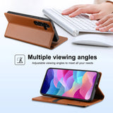 Magnetic Flip Leather Wallet Case For Samsung