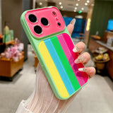 Dopamine Rainbow Acrylic Case For iPhone