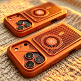 Luxury Heat Dissipation Matte Magnetic Case for iPhone