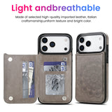 Wallet Leather Cards Pocket Case For iPhone