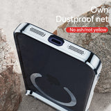 Luxury Transparent Magnetic Case For iPhone