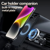 Luxury Magnetic Leather Soft Case For iPhone