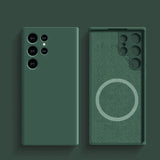 Liquid Silicone Magnetic Shockproof Case For Samsung