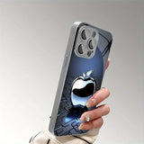 Metal Tempered Glass Electroplated Case For iPhone