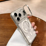 Bling Glitter Stand Holder Clear Case For iPhone