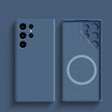 Liquid Silicone Magnetic Shockproof Case For Samsung