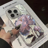 Pink Peony Lotus Print Phone Case for IPhone
