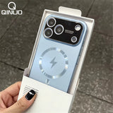 Magnetic Luxury Frosted Bumper Case For iPhone